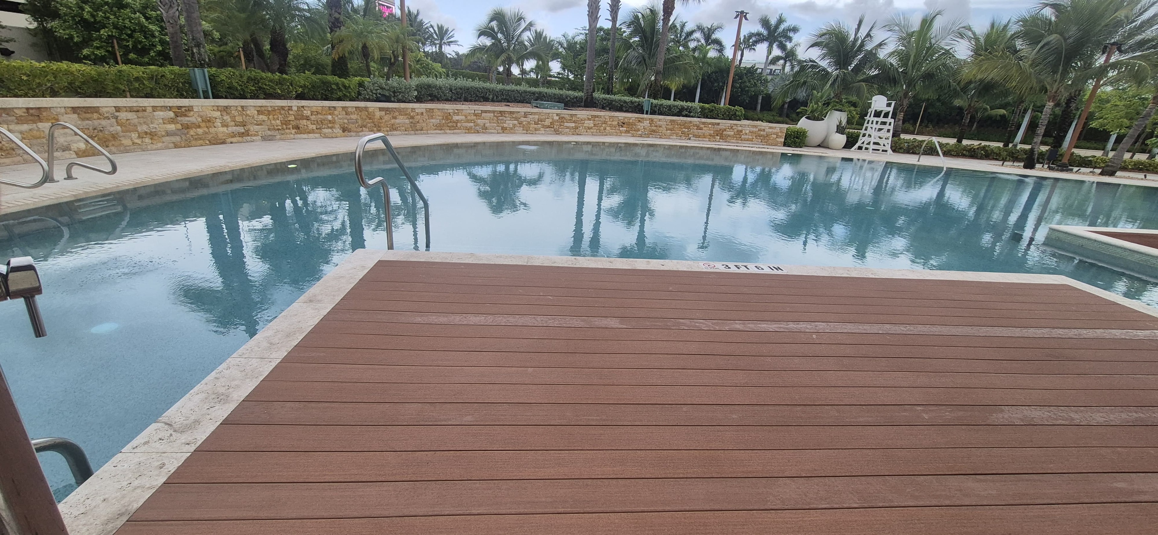 Hard Rock Guitar Hotel — resort pool deck construction by Deckmasters